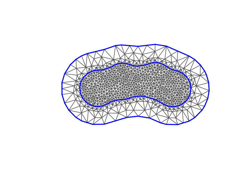 2D triangulation mesh (base graphics version)